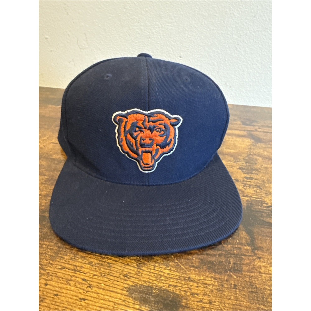 Chicago Bears Mitchell & Ness Vintage Collection Wool Hat NFL Snapback Blue
